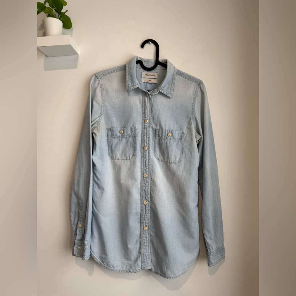 Madewell Light Blue Denim Shirt